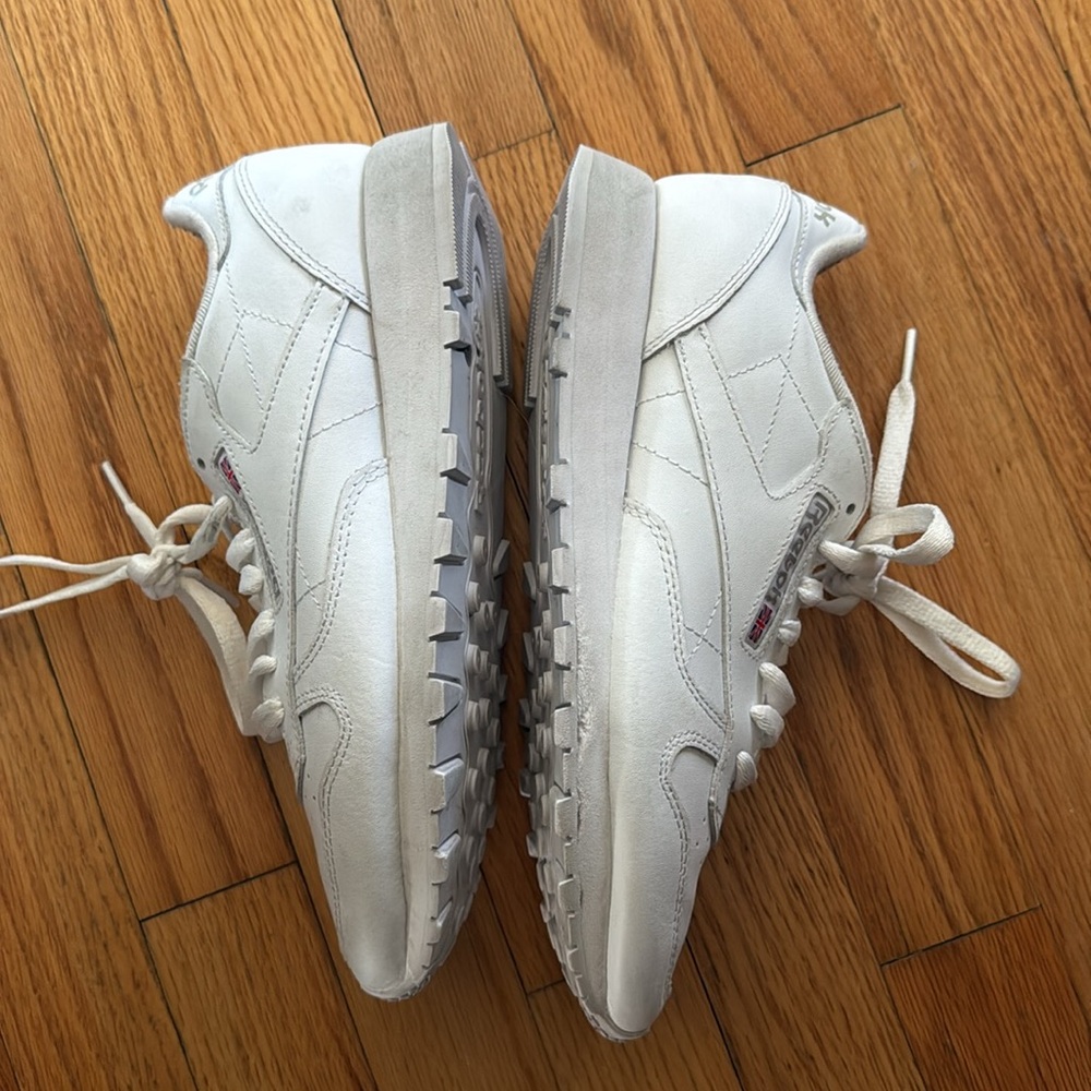 White Reebok Shoes - Picture 5 of 8
